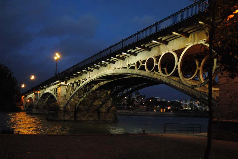 Pont de Triana sous la lune