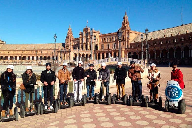 En Segway sur la Plaza de España